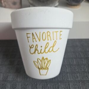 Hand Painted 3" Terracotta Pot